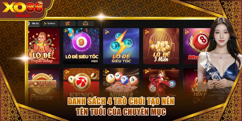 Danh sách 4 trò chơi tạo nên tên tuổi của chuyên mục